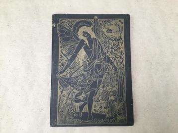 Vintage Art Nouveau Jugendstil gastenboek beschikbaar voor biedingen