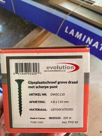 Gipsplaatschroeven 4,8X110mm 400st beschikbaar voor biedingen