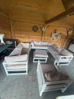 Loungeset, Tuin en Terras, Ophalen, Gebruikt, Aluminium, 8 zitplaatsen