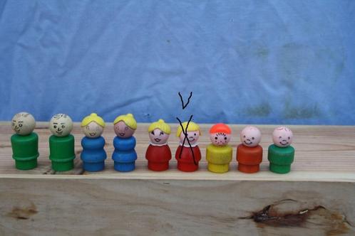 Fisher Price popjes met houten lijfje aan 2,50 € per stuk, Kinderen en Baby's, Speelgoed | Fisher-Price, Gebruikt, Overige typen
