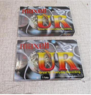 2 cassettes New Maxell UR60, scellées