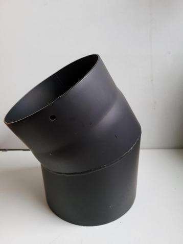 coude en acier noir de 30, diametre 150 mm  pour poêle