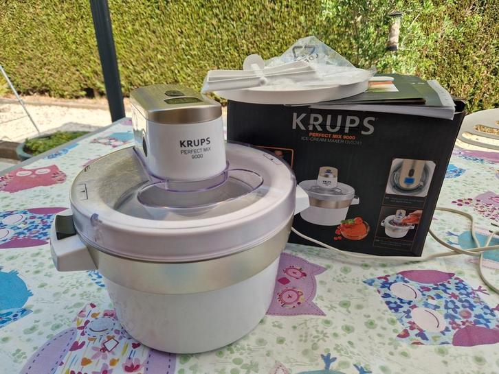 Krups GVS2 Perfect Mix 9000 ijsmachine, Elektronische apparatuur, IJsmachines, Zo goed als nieuw, Ophalen of Verzenden