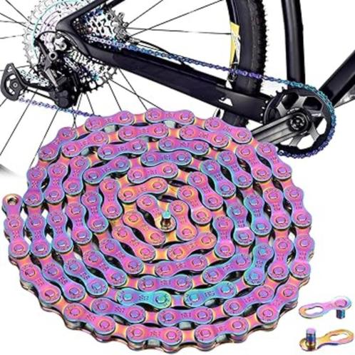 Kleurrijke fietsketting | voor racemountainbike, Hobby en Vrije tijd, Overige Hobby en Vrije tijd, Nieuw, Ophalen of Verzenden