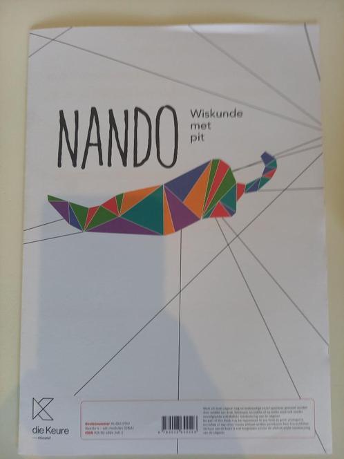 Ensemble de modules Nando 4 (Finalité mathématique D&A), Livres, Livres scolaires, Comme neuf, Mathématiques A, Autres niveaux