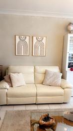 Canape, Maison & Meubles, Canapés | Salons, Enlèvement, Comme neuf, Cuir