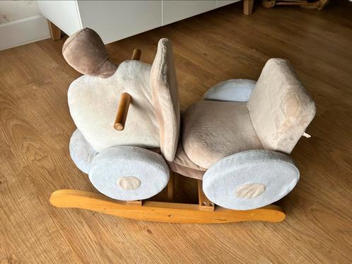 Noukie’s schommeltrein, Kinderen en Baby's, Speelgoed | Hobbelfiguren, Zo goed als nieuw, Ophalen