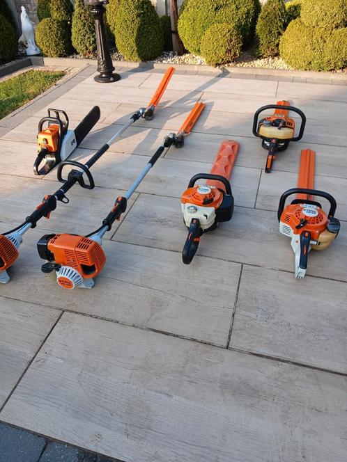 Stihl -Hitachi Heggenschaar-Kettingzaag Stihl- Husqvarna, Tuin en Terras, Heggenscharen, Zo goed als nieuw, Ophalen