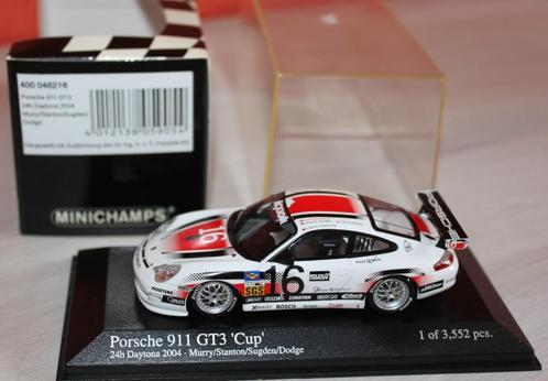 Porsche 997 GT3 Cup Acxion Minichamps 1/43 en TB état, Hobby en Vrije tijd, Modelauto's | 1:43, Zo goed als nieuw, Auto, MiniChamps