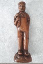 Houten beeld, landbouwer, Ophalen of Verzenden