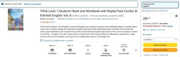 Think Level 1 student en werkboek + digitaal pack, NIEUW beschikbaar voor biedingen