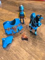 Playmobil ridder met paard, Ophalen of Verzenden, Zo goed als nieuw, Los Playmobil