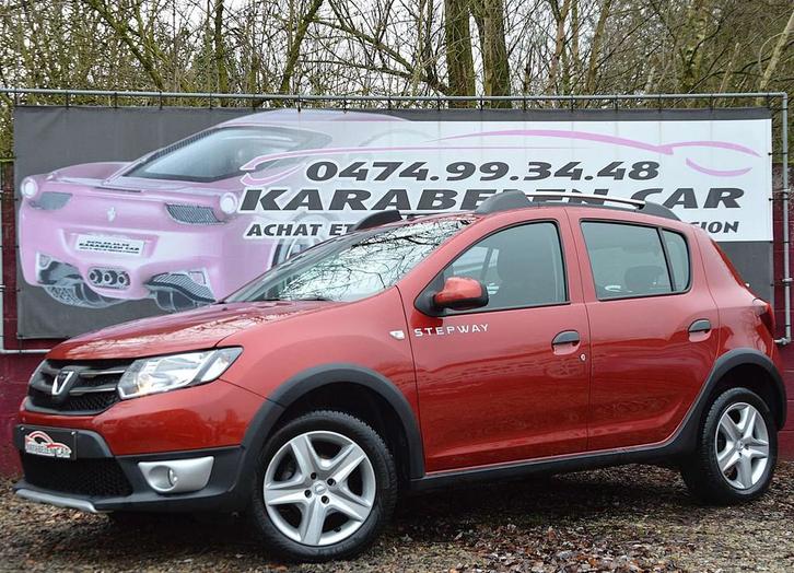 Dacia SANDERO Stepway 0.9TCe BOITE AUT NAV SENS AR CLIM 30.2, Auto's, Dacia, Bedrijf, Te koop, Sandero Stepway, ABS, Airbags, Airconditioning