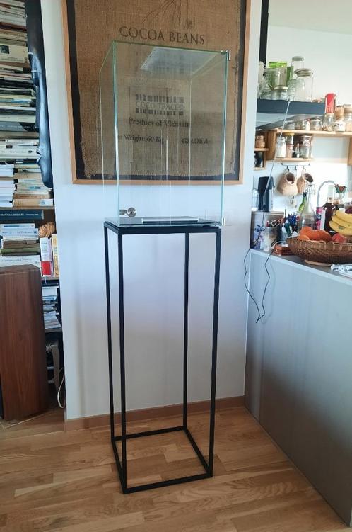 Alle glazen vitrines, Huis en Inrichting, Kasten | Vitrinekasten, Zo goed als nieuw, Minder dan 100 cm, Minder dan 50 cm, 25 tot 50 cm