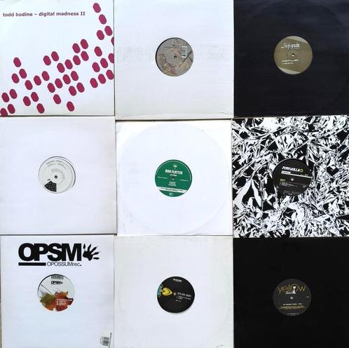 Lot van 9 TECH HOUSE  vinyl maxi singles periode 2004/2007, Cd's en Dvd's, Vinyl | Dance en House, Gebruikt, Overige genres, 12 inch