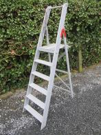 houten trapladder, Doe-het-zelf en Bouw, Ladders en Trappen, Ophalen, Gebruikt, Ladder, Minder dan 2 meter