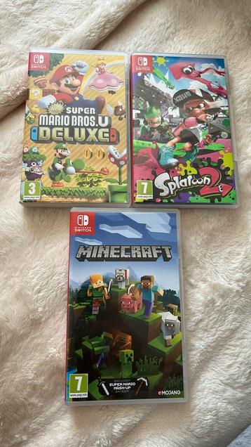 jeux nintendo switch (totale 60€) beschikbaar voor biedingen