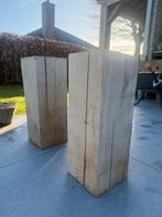 Eiken zuilen decoratie, Enlèvement, Comme neuf