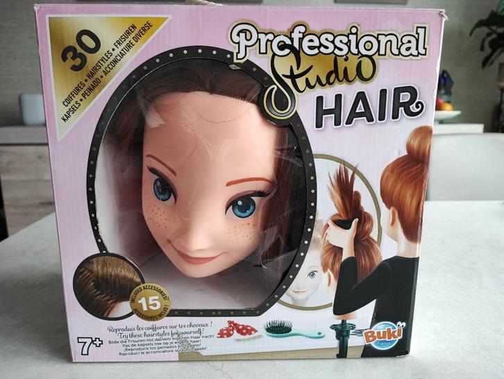 *13.      	Professional hairstudio BUKI     **spotprijs  29€, Kinderen en Baby's, Speelgoed | Educatief en Creatief, Gebruikt