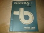 HONDA 50 C310 Ancien Catalogue des Pièces, Motoren, Ophalen of Verzenden, Honda