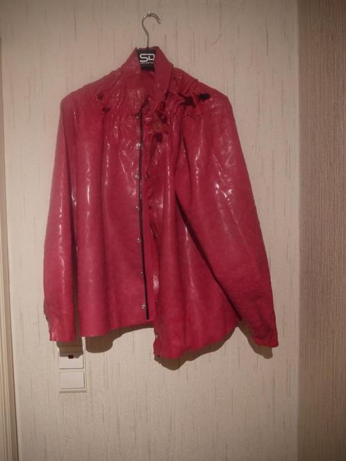 Latex hemd    maat XL  fetish rubber, Kleding | Heren, Overhemden, Rood, Ophalen of Verzenden