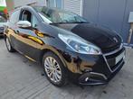 Peugeot 208 1.2 Pure Tech Style 2018 Airco, Navi + Garantie, Auto's, 1199 cc, Zwart, Bedrijf, 5 deurs