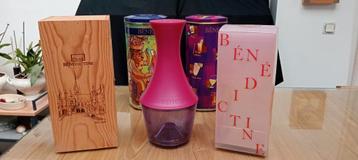 Boîte en fer blanc - 5 boîtes collection BENEDICTINE Fécamp beschikbaar voor biedingen