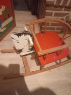 Houten schommelpaard, Ophalen