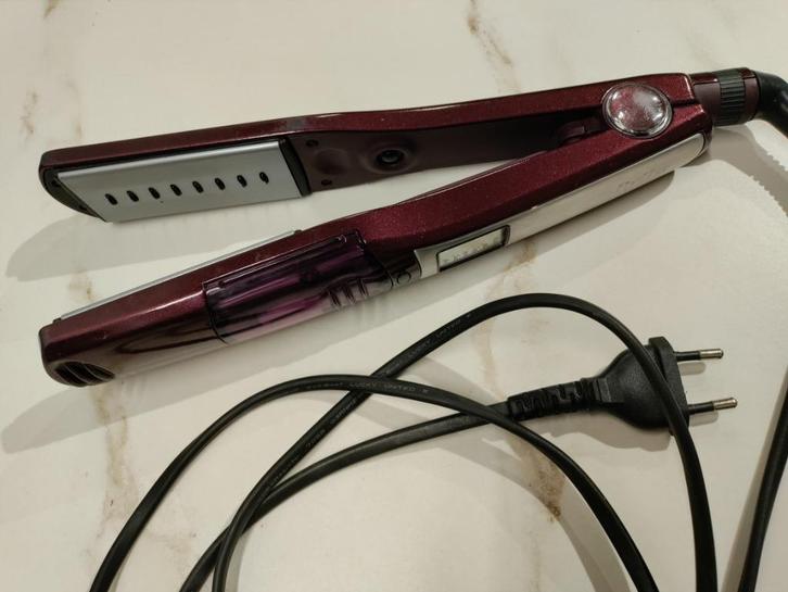 Babyliss stijltang i pro 230 steam Ionic titan. cer., Handtassen en Accessoires, Uiterlijk | Haarverzorging, Gebruikt, Krultang of Stijltang