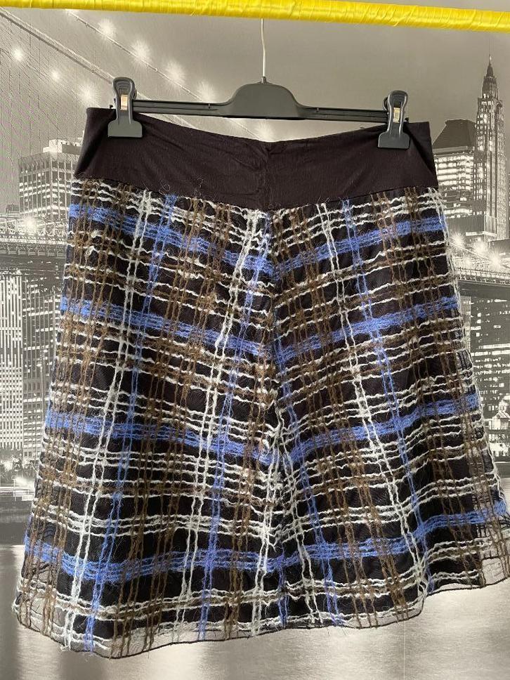 prachtige rok - L, Kleding | Dames, Rokken, Zo goed als nieuw, Maat 42/44 (L), Blauw, Onder de knie, Verzenden