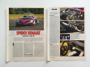 Article sur la Renault Sport Spider  