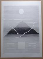 MICHEL SEUPHOR / HEXAGRAMMES YI-KING / ZW-W LITHO / 75x55cm, Antiek en Kunst, Ophalen of Verzenden
