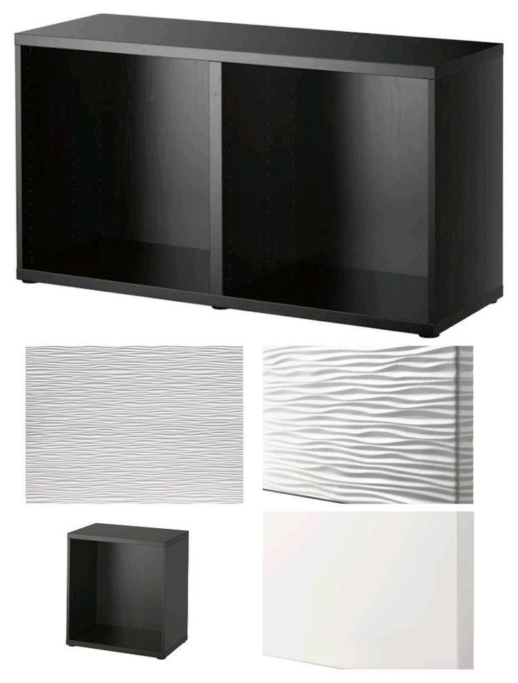 Structures Ikea Besta + Portes, Maison & Meubles, Armoires | Étagères, Utilisé, Enlèvement