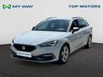 Seat Leon ST FR*AUTOMAAT*MHEV*CARPLAY*GPS*TOPWAY.BE, Auto's, Seat, Automaat, Navigatiesysteem, Leon, Wit