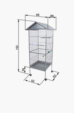 Cage type volière + 2 calopsites, Dieren en Toebehoren, Vogels | Hokken en Kooien, Gebruikt, Aluminium, Volière