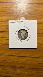 LEOPOLD 1ER _ 20 centimes 1853, Ophalen of Verzenden, Zilver