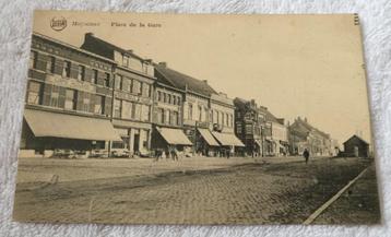carte postale Place de la gare de Mouscron, Enlèvement ou Envoi