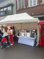 Vouwtent 6x3 wit met alle zijwanden, Tuin en Terras, Ophalen, Gebruikt, Opvouwbaar, Overige typen