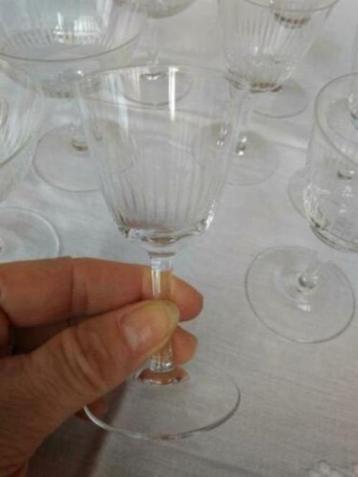 aperitief glaasjes in super verfijnd kristal  - beschikbaar voor biedingen