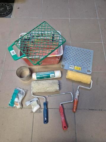 Kit de peinture complet – rouleaux, grille et accessoires  beschikbaar voor biedingen