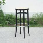 Thonet Bar-kruk '204 RH' in zwart beukenhout x2, Huis en Inrichting, Krukjes, Ophalen, Staal