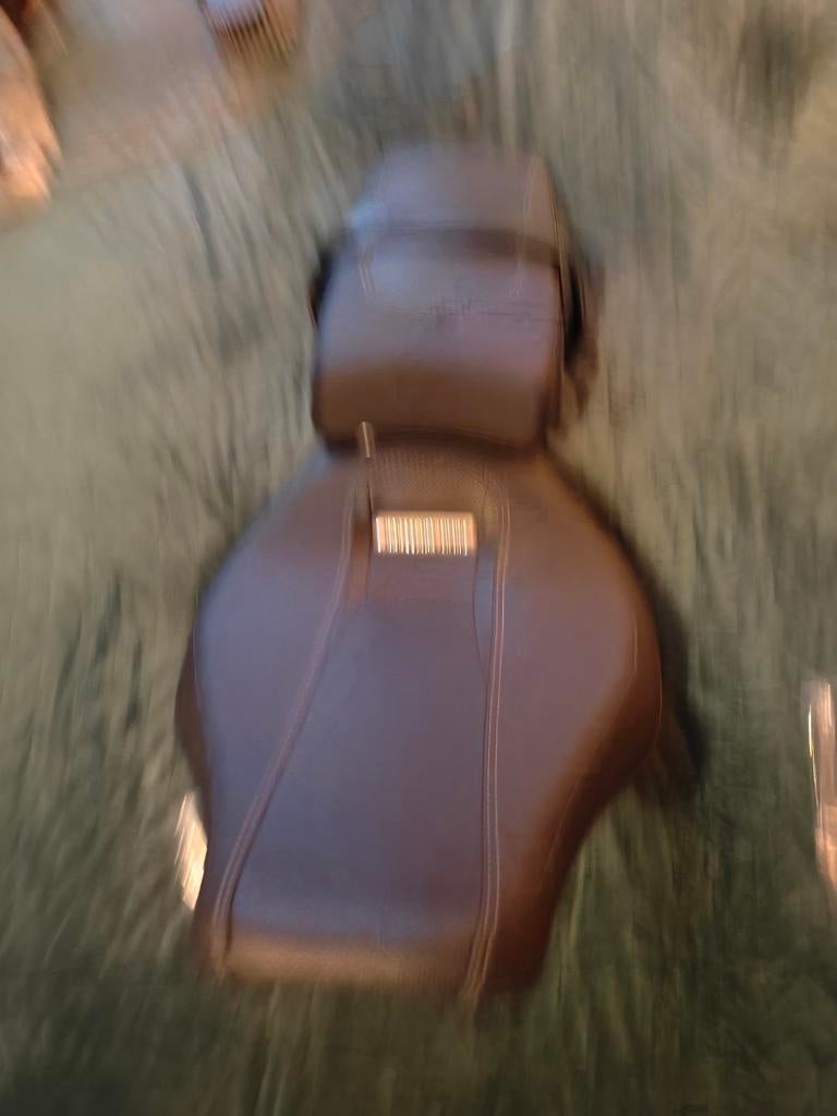 Zadel tweepersoons Harley Davidson, Ophalen