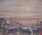 John Michaux (1876-1957): Haven Brixham (O/Dn 118 x 103 cm), Ophalen