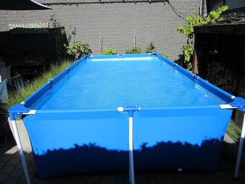 Intex zwembad 450 x 220 x 84 | Frame zwembad met filterpomp, Tuin en Terras, Zwembaden, Zo goed als nieuw, Opzetzwembad, 80 tot 120 cm
