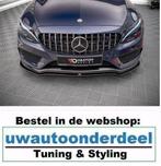 Mercedes C Klasse W205 AMG Line Spoiler Lip Splitter, Nieuw, Ophalen of Verzenden