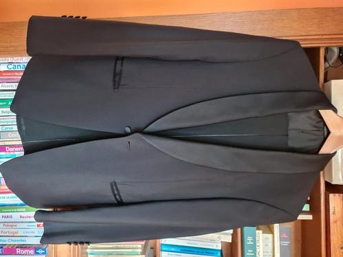 Smoking, Kleding | Heren, Kostuums en vesten, Zo goed als nieuw, Maat 48/50 (M), Zwart, Ophalen