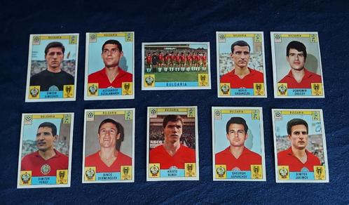 10 versch. Panini stickers 'WK Mexico 70' (Bulg)  -originals, Hobby en Vrije tijd, Stickers en Plaatjes, Gebruikt, Meerdere stickers
