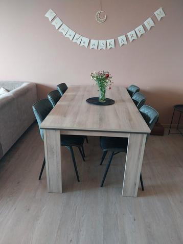 COMPLETE EETKAMER =tv kast , eettafel,  dressoir, Enlèvement, Comme neuf