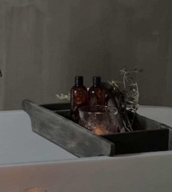 Badbrug / Badplank / Opbergbak met Handvaten - Oud Hout -, Huis en Inrichting, Badkamer | Badtextiel en Accessoires, Nieuw, Overige typen