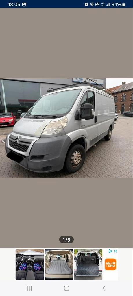 Citroën jumper, Auto's, Bestelwagens en Lichte vracht, Particulier, Achteruitrijcamera, Parkeercamera, Citroën, Elektrisch, Ophalen